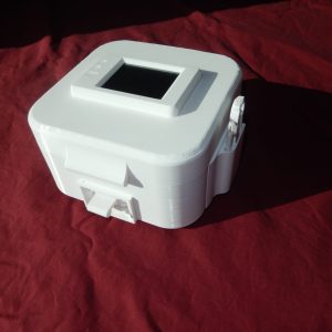 pill buddie white square design