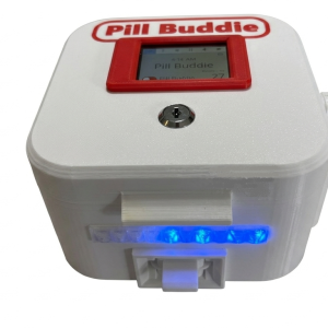 pill buddie locking white