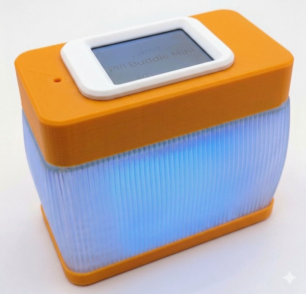 pill buddie mini orange #fc9003