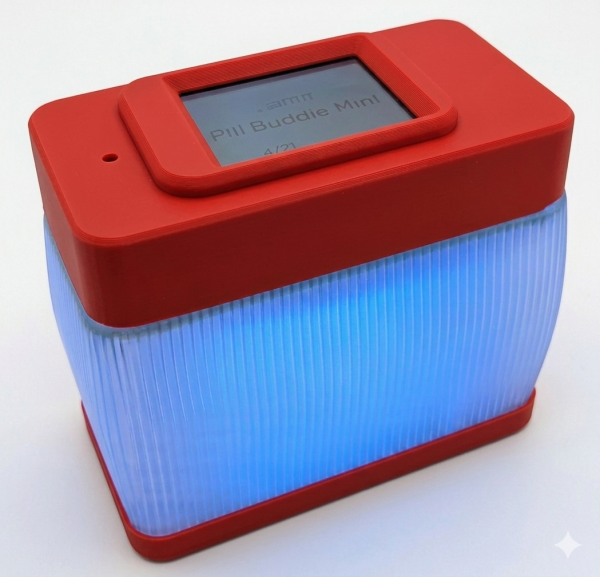 pill buddie mini red (#e61515)